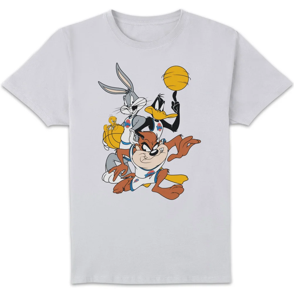 Space Jam Group Shot Men's T-Shirt - White - S Afbeelding 1