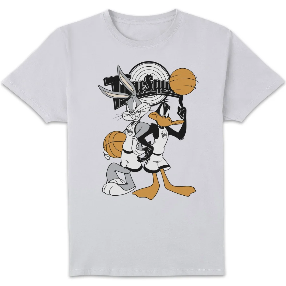 Space Jam Bugs And Daffy Tune Squad Men's T-Shirt - White - S Afbeelding 1