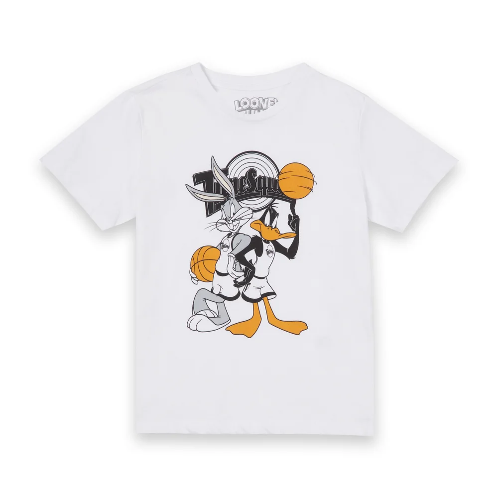 Space Jam Bugs And Daffy Tune Squad Kids' T-Shirt - White - 98/104 (3-4 jaar) Afbeelding 1