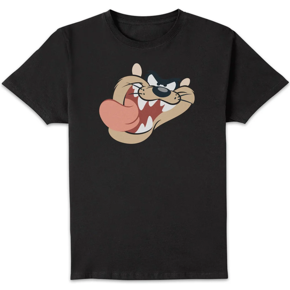 Looney Tunes Taz Face T-shirt - Zwart - S Afbeelding 1