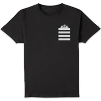 Looney Tunes Taz Stripes Pocket Print T-shirt - Zwart