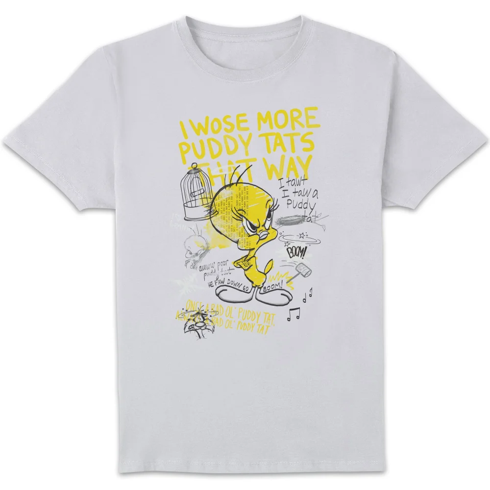 Looney Tunes Tweety T-shirt - Wit - S Afbeelding 1