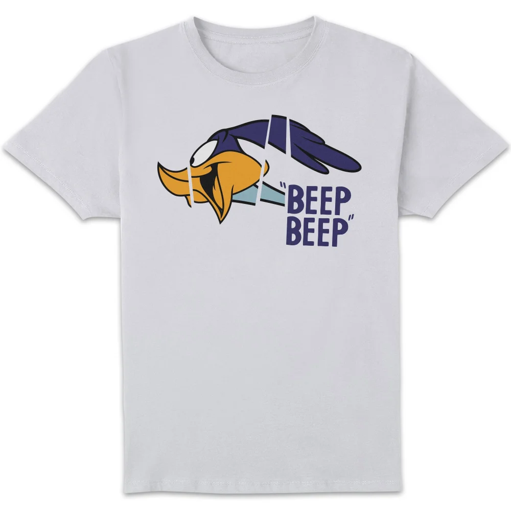 Looney Tunes Road Runner Beep Beep T-shirt - Wit - S Afbeelding 1