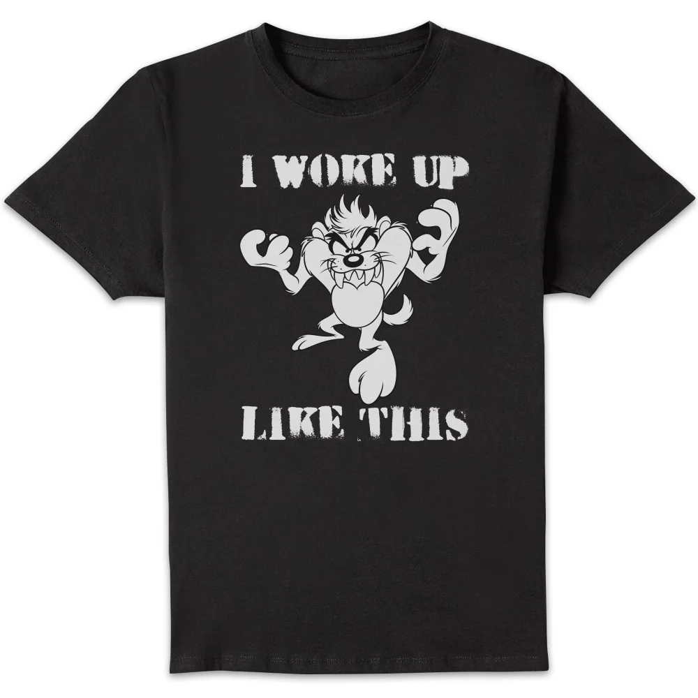 Looney Tunes Taz I Woke Up Like This T-shirt - Zwart - S Afbeelding 1