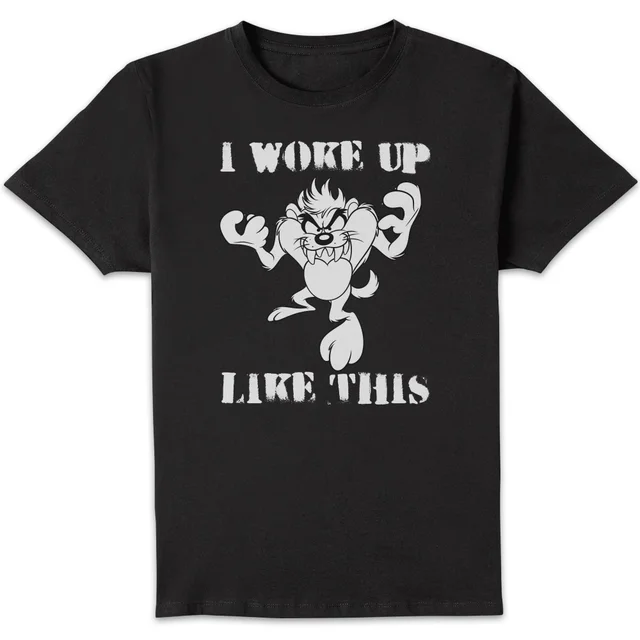 Looney Tunes Taz I Woke Up Like This T-shirt - Zwart