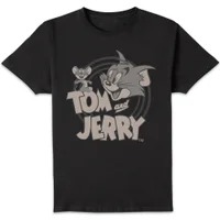 Tom and Jerry Circle T-shirt - Zwart