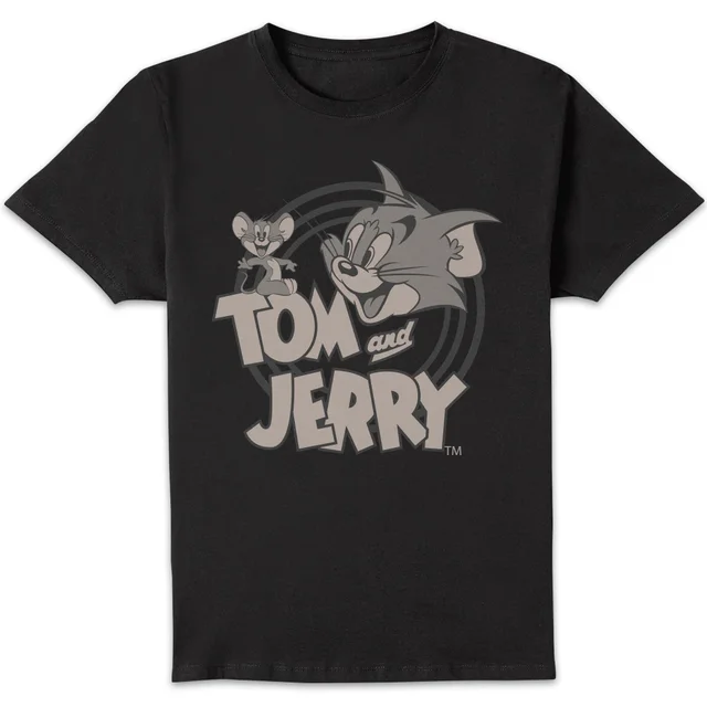 Tom and Jerry Circle T-shirt - Zwart