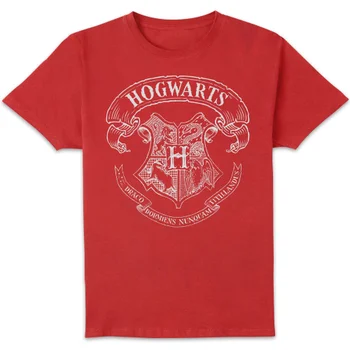 Harry Potter Hogwarts Crest T-shirt - Rood