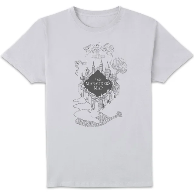 Harry Potter The Marauders Map T-shirt - Wit
