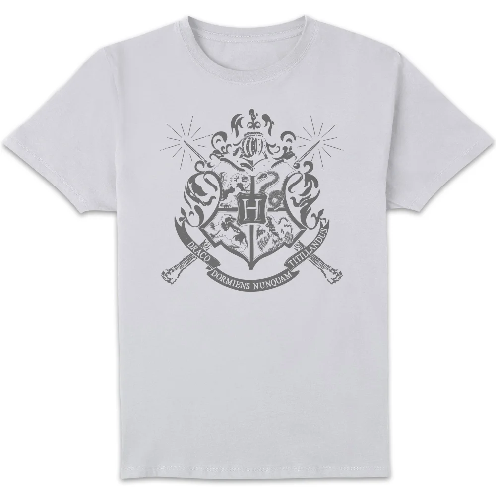 Harry Potter Hogwarts T-shirt - Wit - S Afbeelding 1