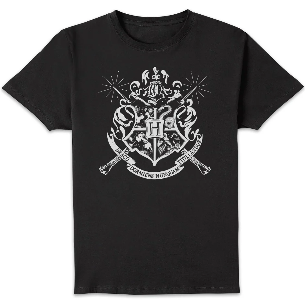 Harry Potter Hogwarts T-shirt - Zwart - S Afbeelding 1