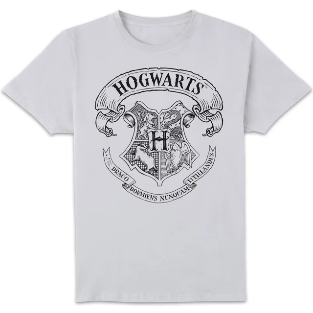 Harry Potter Hogwarts Crest T-shirt - Wit
