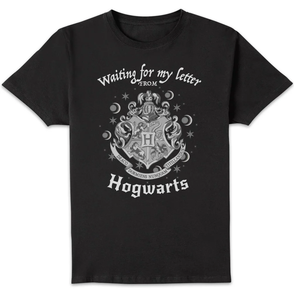 Harry Potter Waiting For My Letter T-shirt - Zwart - S Afbeelding 1