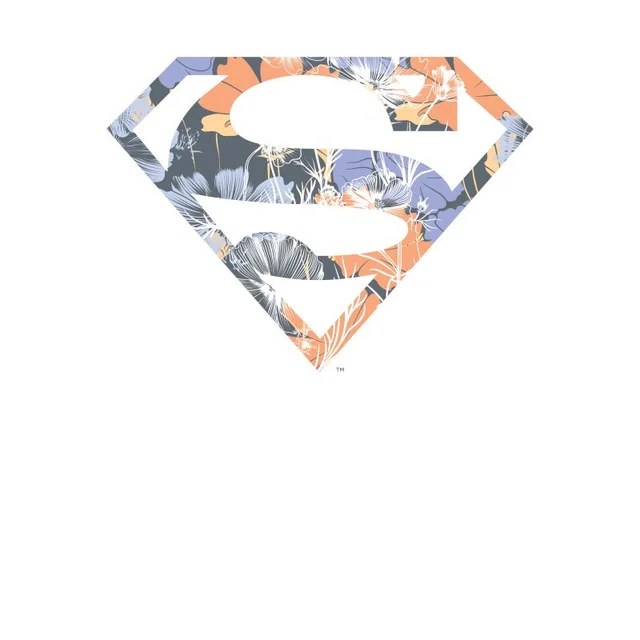 DC Originals Floral Superman T-shirt - Wit