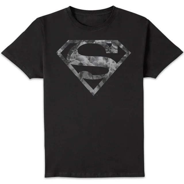 DC Originals Marble Superman Logo T-shirt - Zwart
