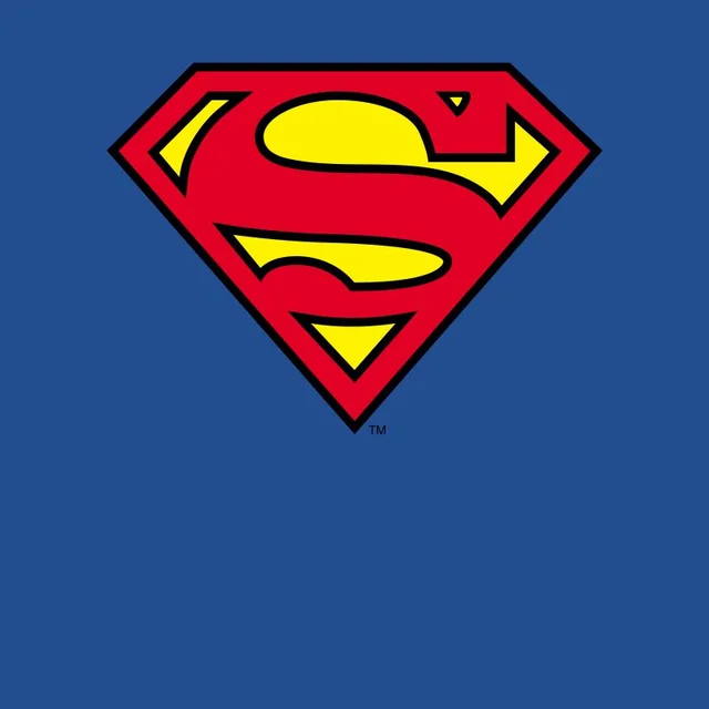 DC Originals Official Superman Shield T-shirt - Blauw