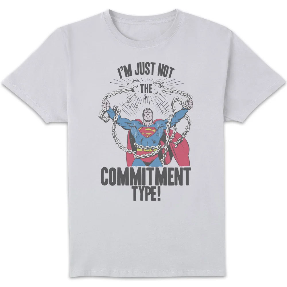 DC Originals Superman Commitment Type T-shirt - Wit - S Afbeelding 1