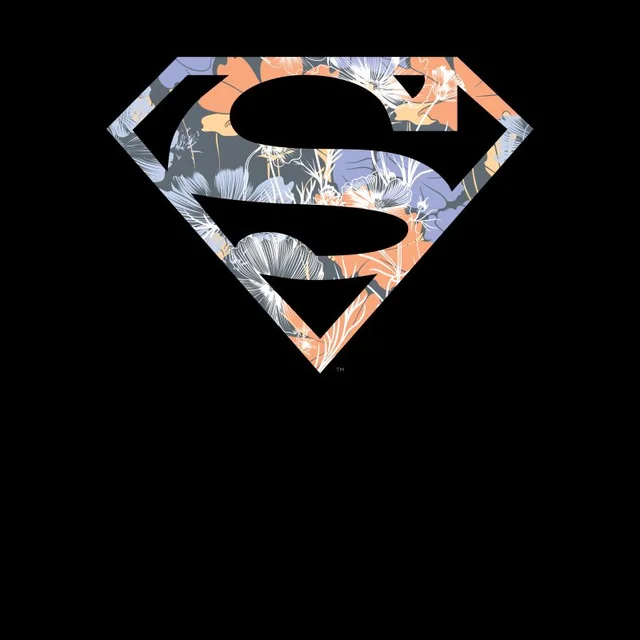 DC Originals Floral Superman T-shirt - Zwart