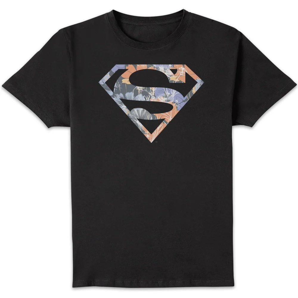 DC Originals Floral Superman T-shirt - Zwart - S Afbeelding 1