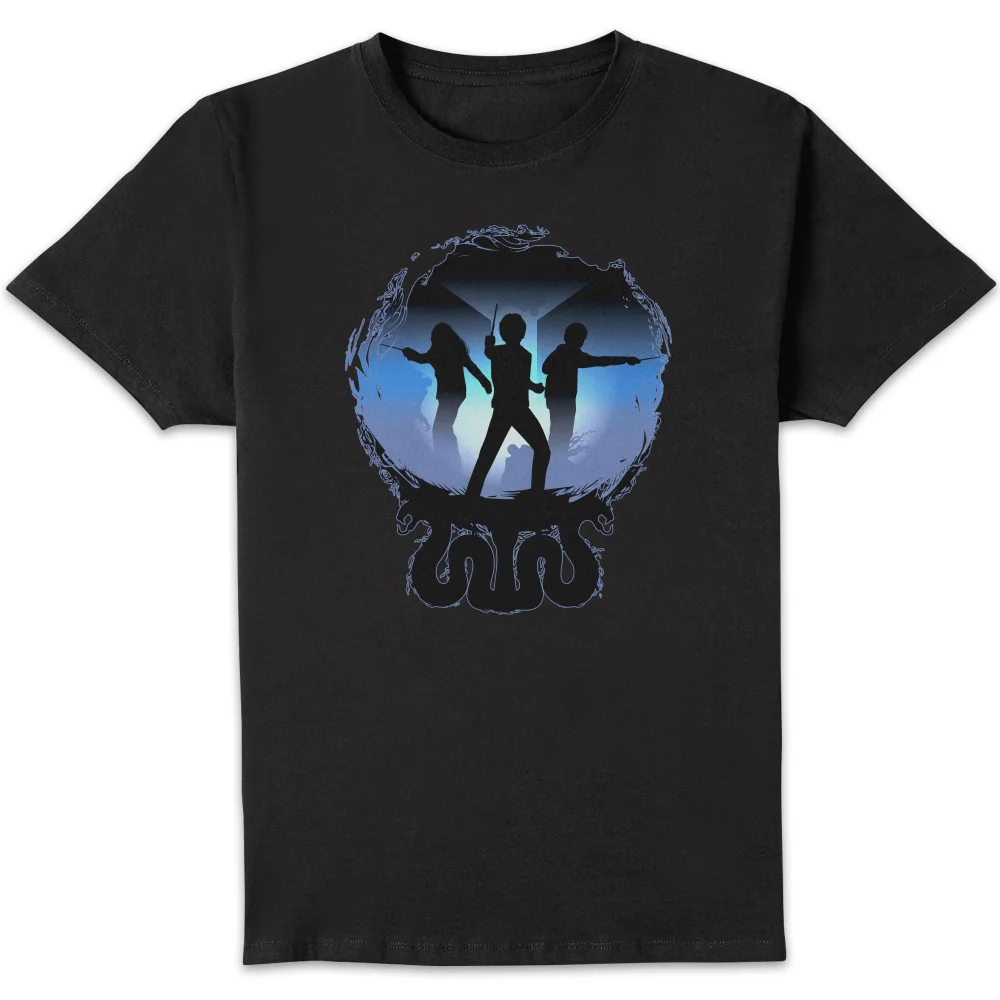 Harry Potter Silhouet Attack t-shirt - Zwart - S Afbeelding 1