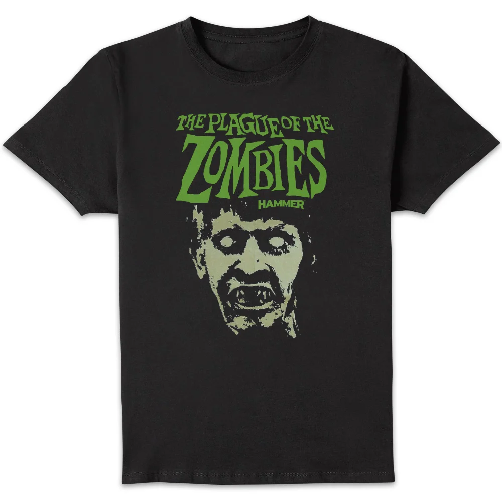 Hammer Horror Plague Of The Zombies Portrait Men's T-Shirt - Black - S Afbeelding 1