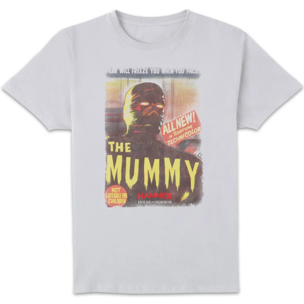 Hammer Horror The Mummy Men's T-Shirt - White - S Afbeelding 1