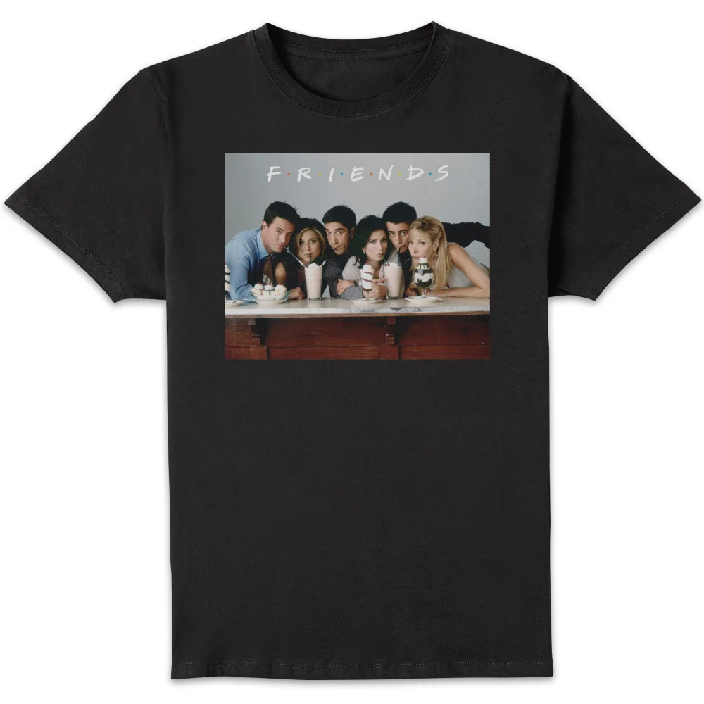 Friends Milkshake t-shirt - Zwart - S Afbeelding 1