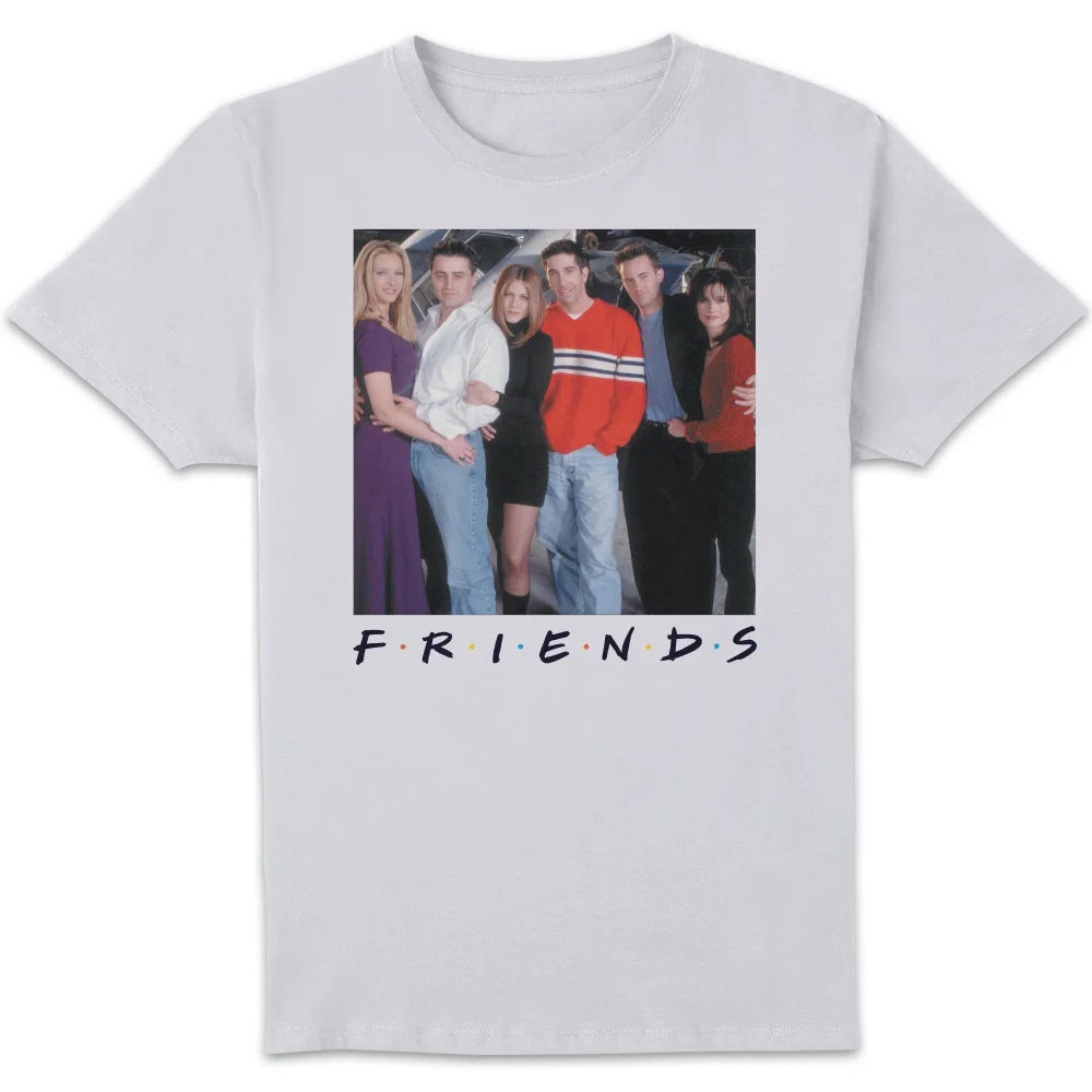 Friends Cast Pose t-shirt - Wit - S Afbeelding 1