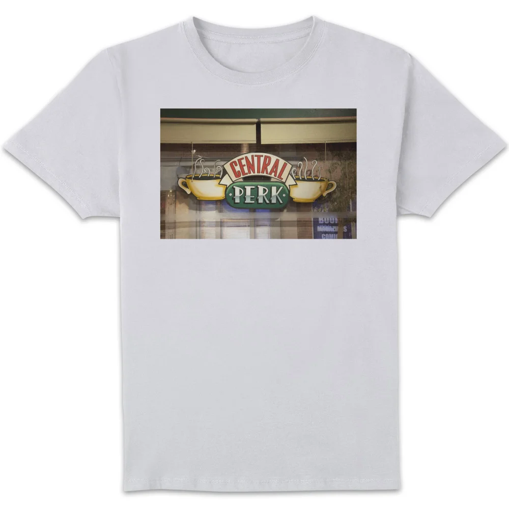 Friends Central Perk Coffee Sign t-shirt - Wit - S Afbeelding 1