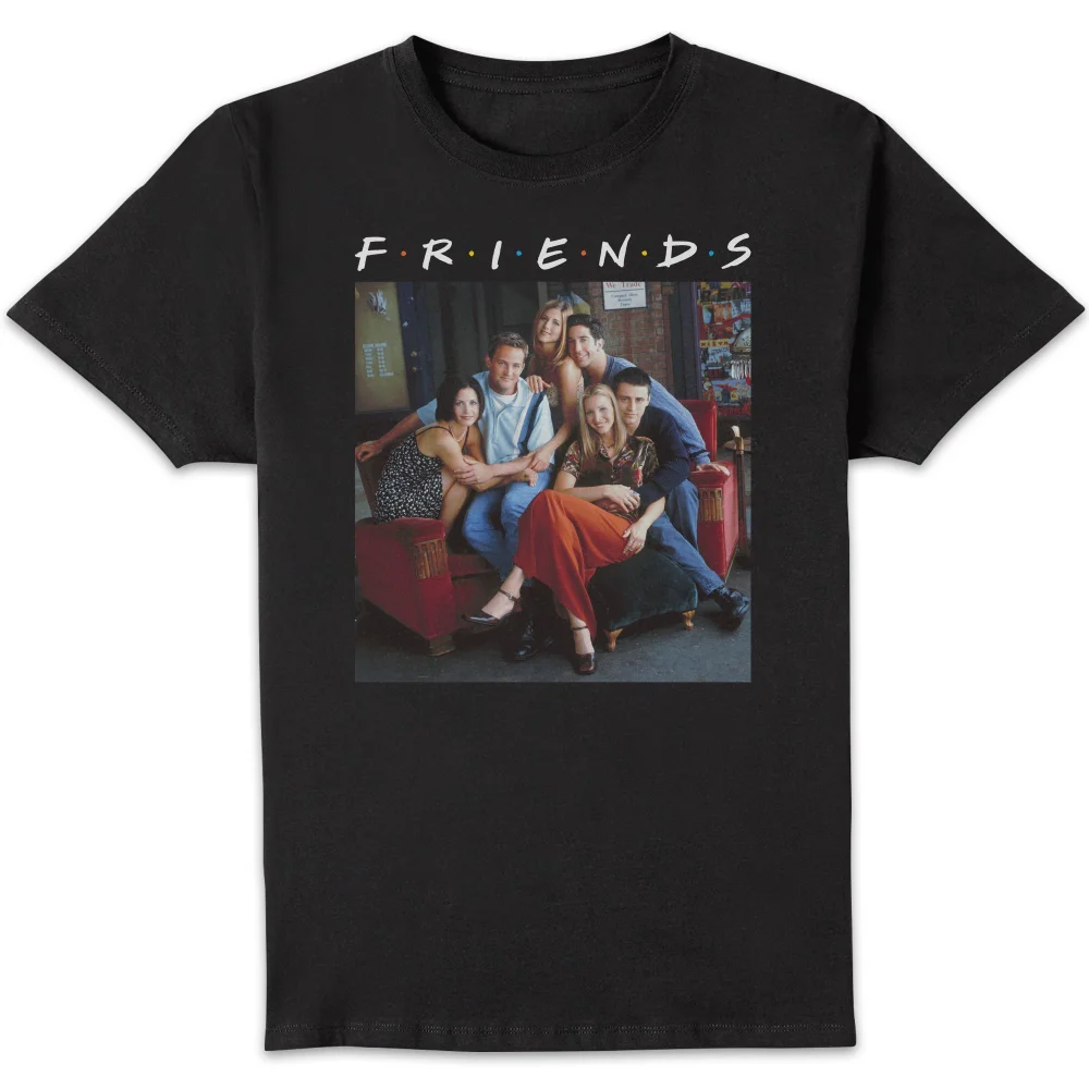 Friends Classic Character t-shirt - Zwart - S Afbeelding 1