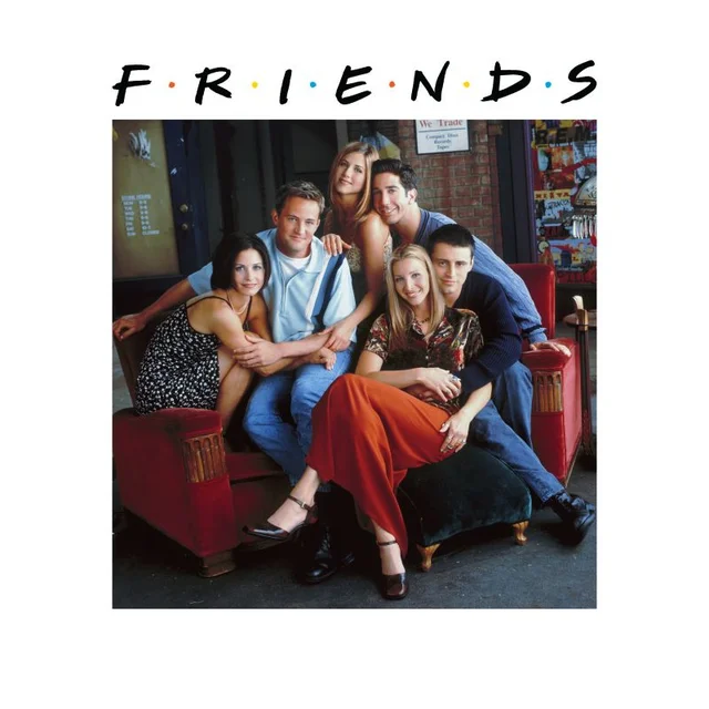 Friends Classic Character t-shirt - Wit