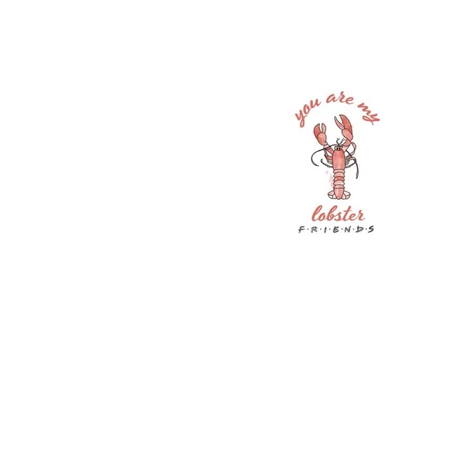 Friends You Are My Lobster t-shirt - Wit
