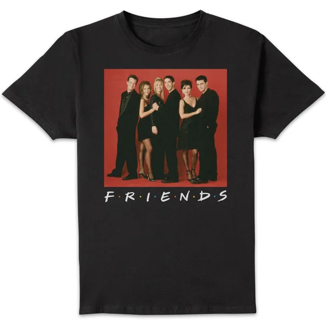 Friends Character Pose t-shirt - Zwart