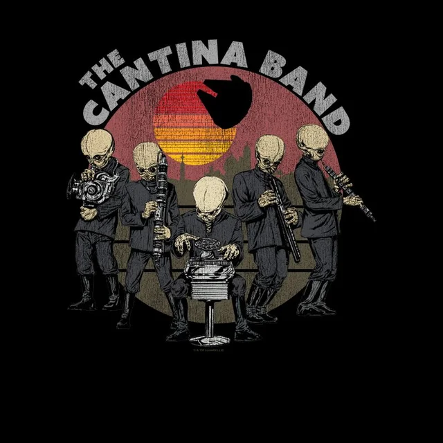Star Wars Cantina Band Men's T-Shirt - Black