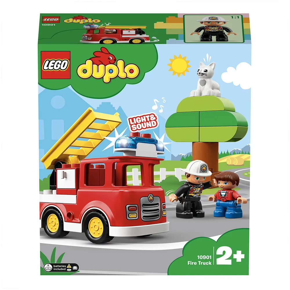 LEGO DUPLO Stad: Brandweerwagen bouwset (10901) Afbeelding 1