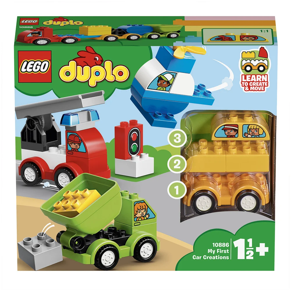 LEGO DUPLO Mijn Eerste: Auto creaties bouwset (10886) Afbeelding 1