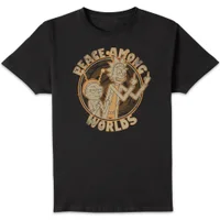 Rick and Morty Peace Among Worlds T-shirt - Zwart - undefined undefined