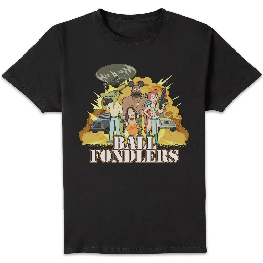 Rick and Morty Ball Fondlers T-shirt - Zwart - S Afbeelding 1
