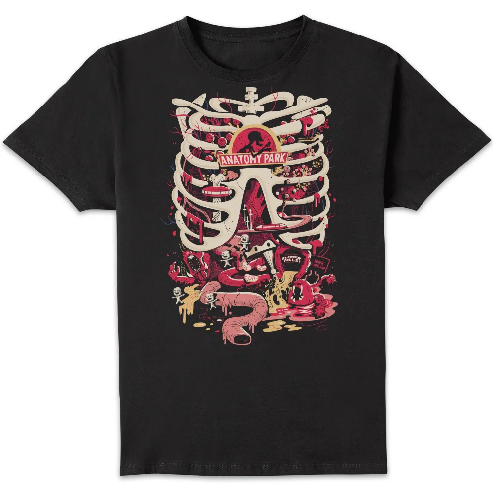 Rick and Morty Anatomy Park T-shirt - Zwart - S Afbeelding 1
