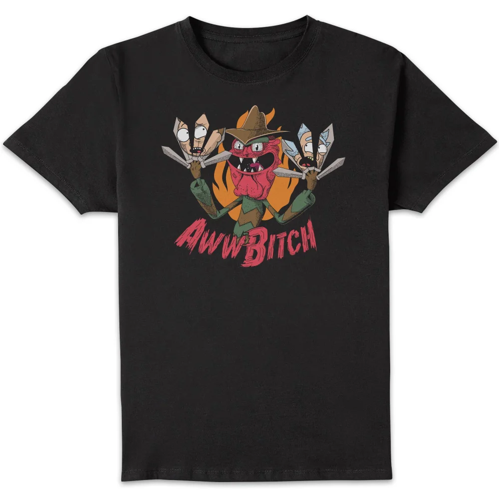 Rick and Morty Scary Terry T-shirt - Zwart - S Afbeelding 1