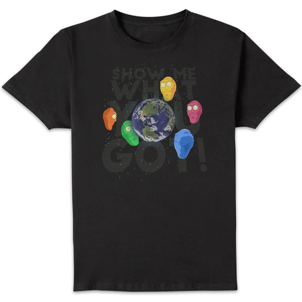 Rick and Morty Show Me What You Got T-shirt - Zwart - S Afbeelding 1
