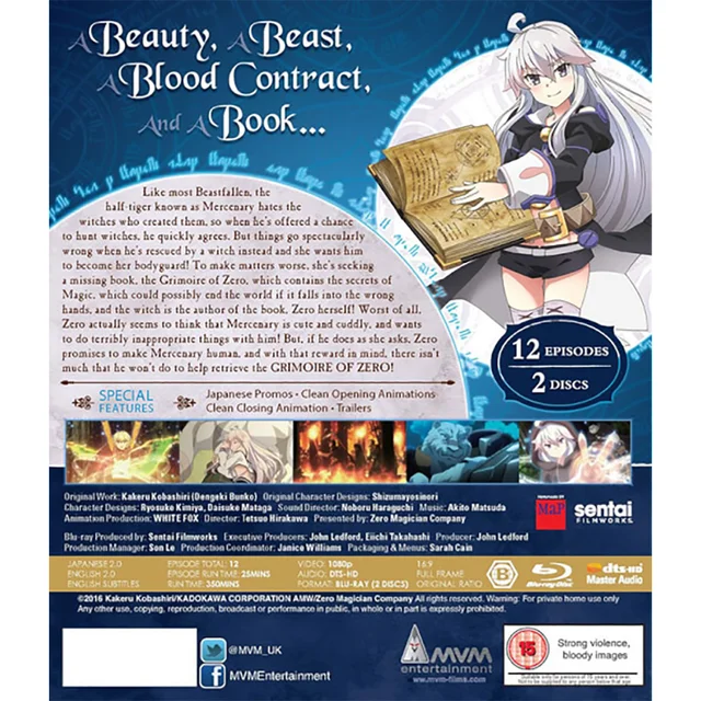 Grimoire of Zero Collectie