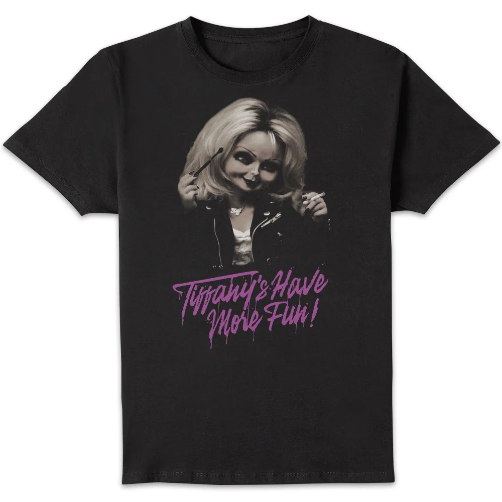 Chucky Tiffanys Have More Fun T-shirt - Zwart - S Afbeelding 1