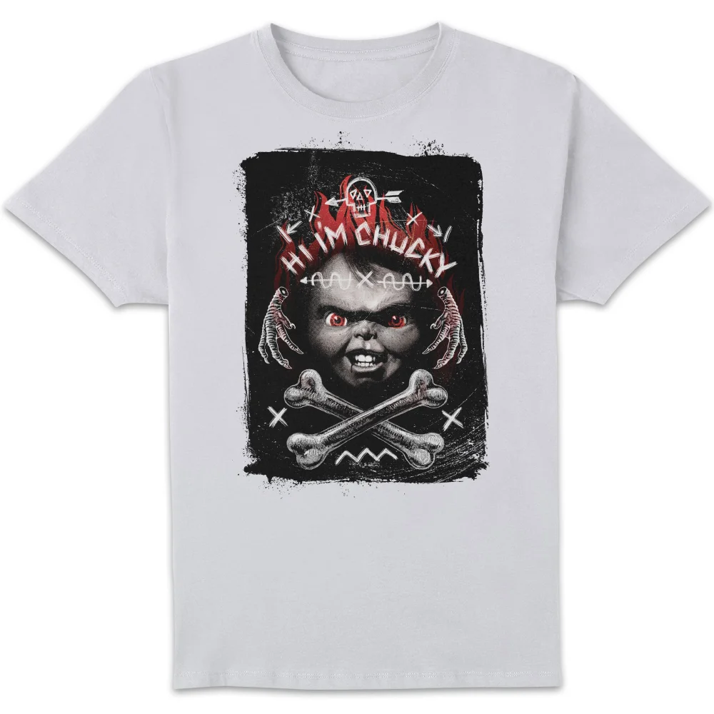 Chucky Hi I'm Chucky T-shirt - Wit - S Afbeelding 1