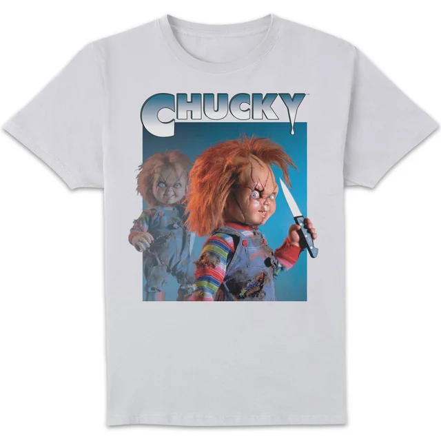 Chucky Nasty 90's T-shirt - Wit