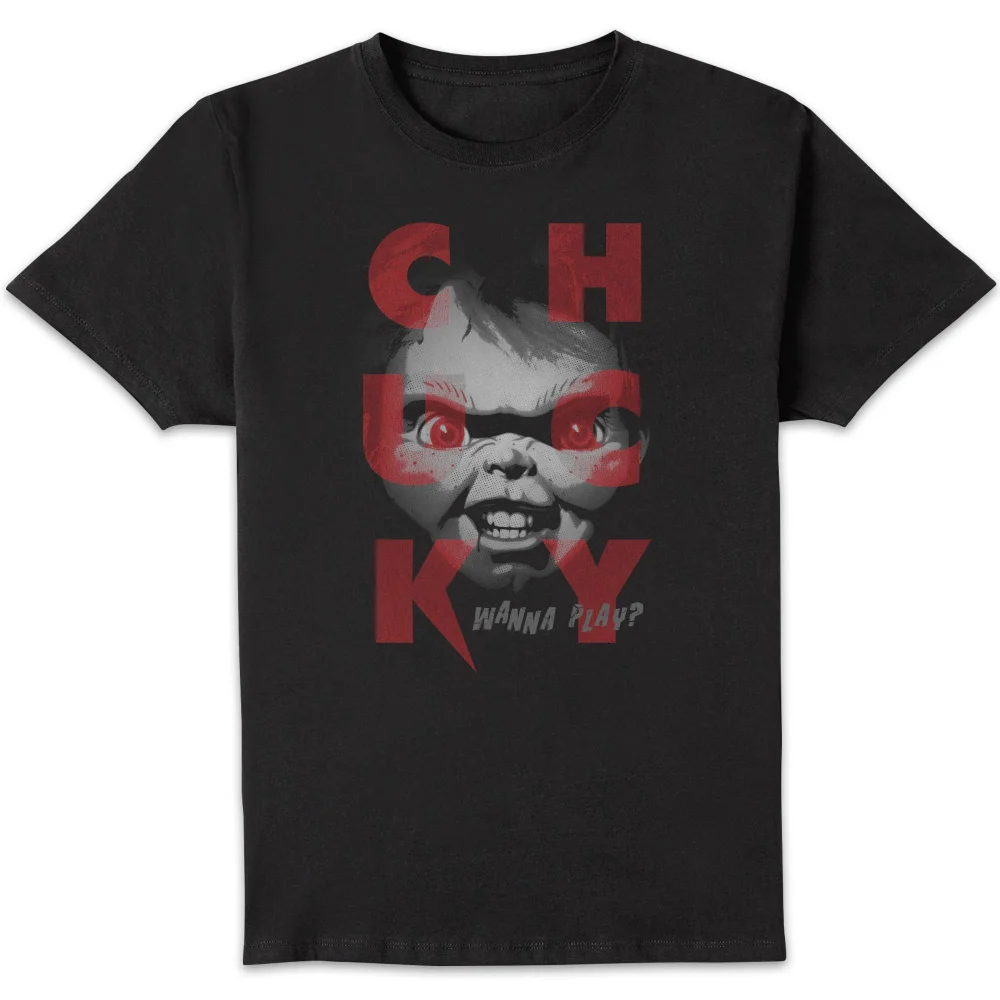 Chucky Play Time T-shirt - Zwart - S Afbeelding 1