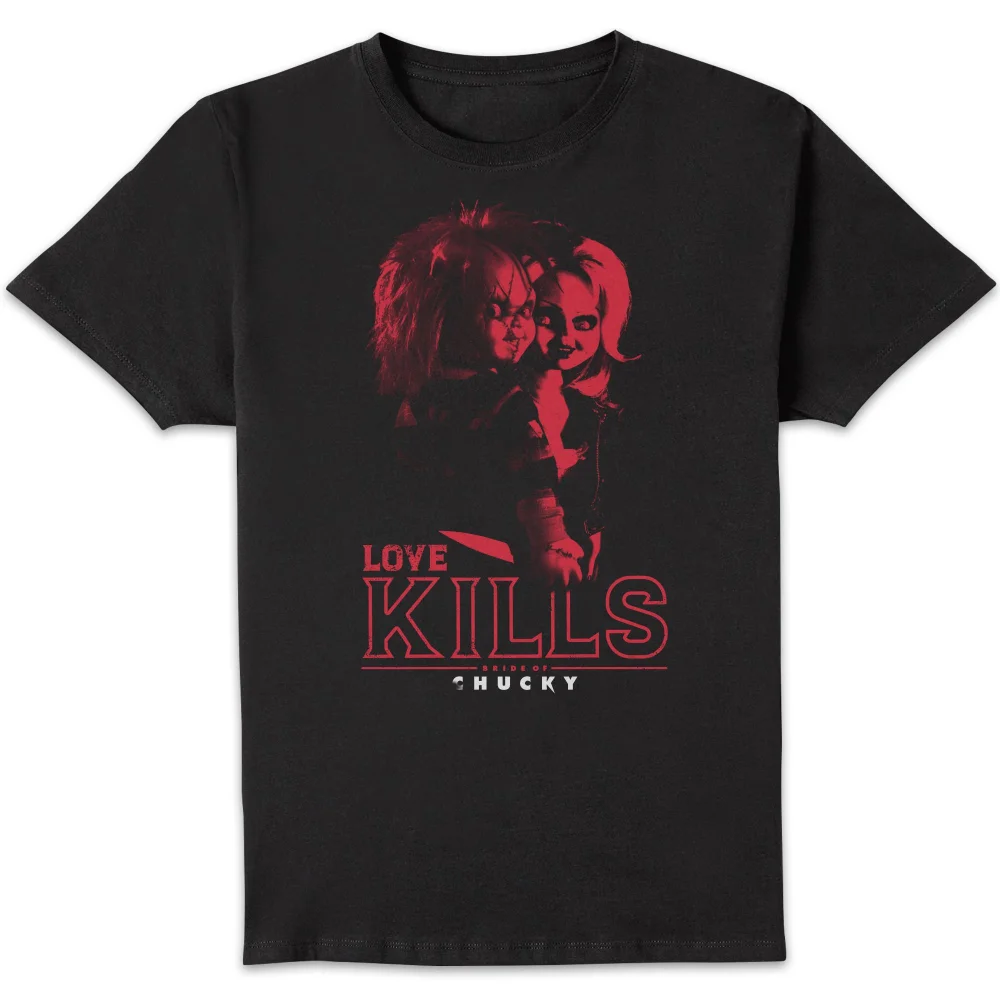 Chucky Love Kills T-shirt - Zwart - S Afbeelding 1