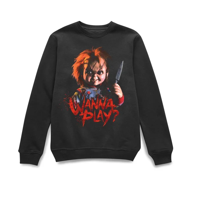 Chucky Wanna Play? trui - Zwart