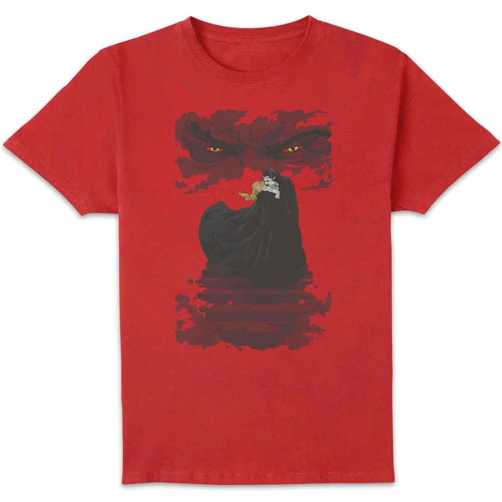 Universal Monsters Dracula Illustrated T-shirt - Rood - S Afbeelding 1