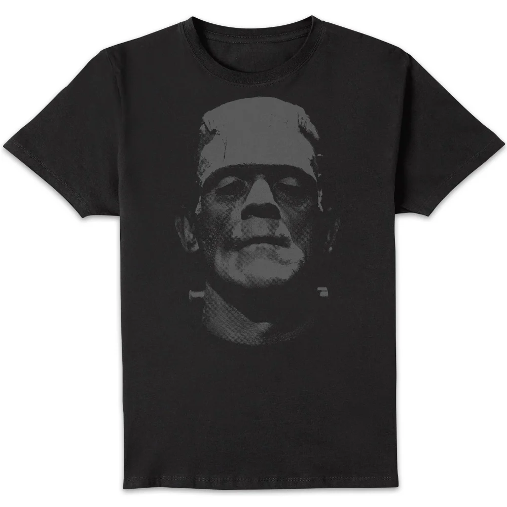 Universal Monsters Frankenstein Black And White T-shirt - Zwart - S Afbeelding 1